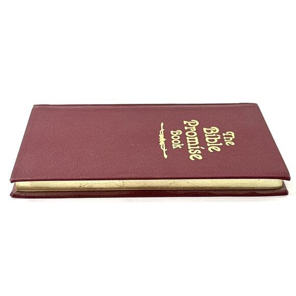 1985 The Bible Promise Book – Barbour Leatherette Pocket Edition Gold Gilt Edges - Picture 4 of 16